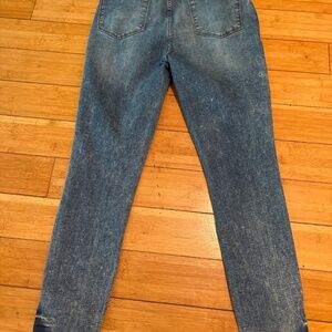 Judy blue- skinny jeans sz 11 high waisted distressed washed